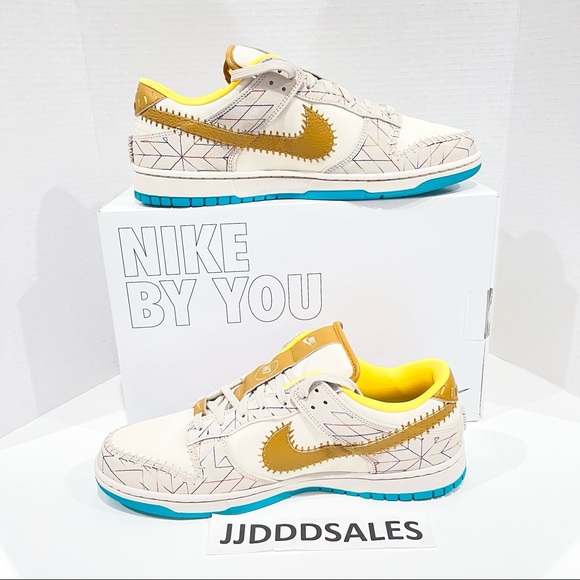 Nike Dunk Low N7 x Kyrie Irving Nike By You Dunks Men’s Size 13 DN2066-991 - Picture 2 of 12